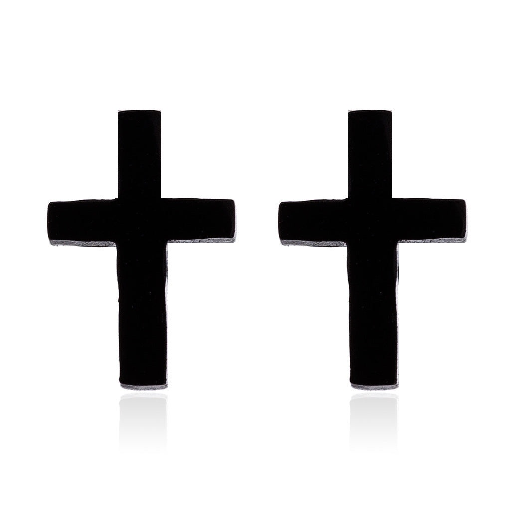 Cross Stud Earrings