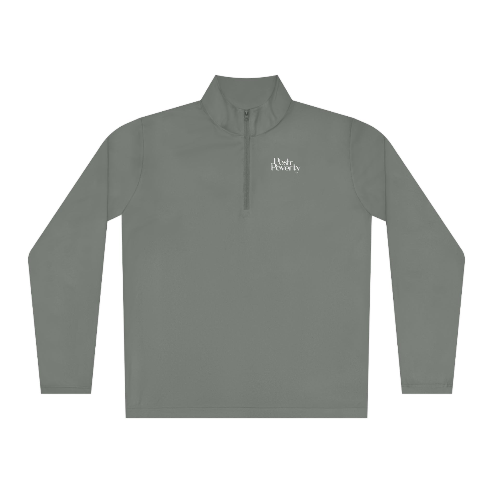 Posh Poverty Unisex Quarter-Zip Pullover