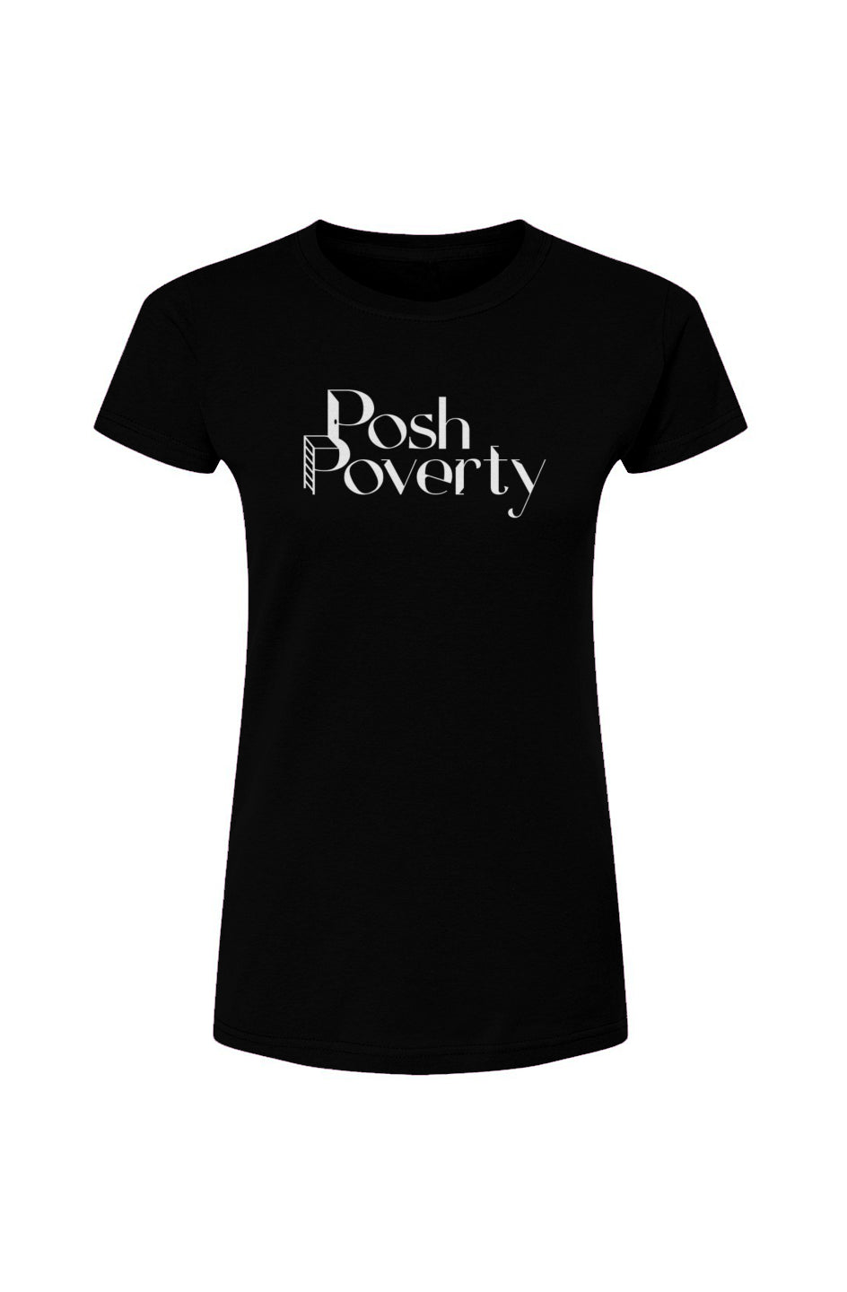 Posh Poverty Womens Fine Jersey T-Shirt