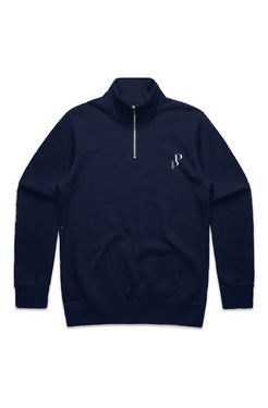 Posh Poverty Men's Stencil Half Zip