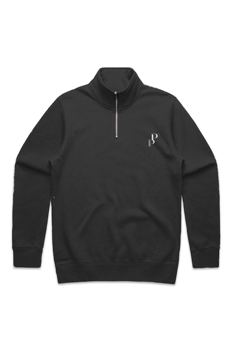 Posh Poverty Men's Stencil Half Zip