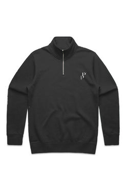 Posh Poverty Men's Stencil Half Zip