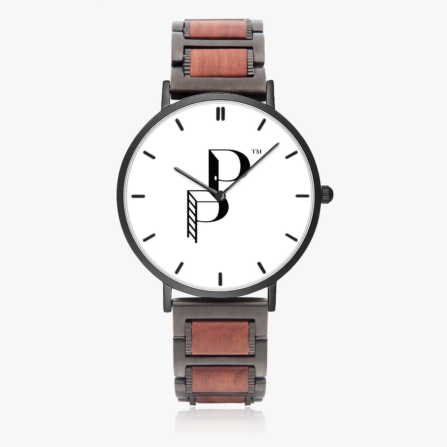 Posh Poverty New wooden Strap Quartz Watch - With Indicators