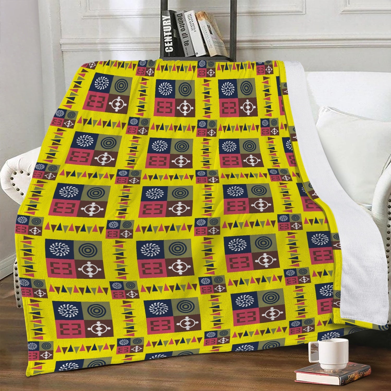 Posh Poverty African-Inspired Multi-Color Throw Blanket