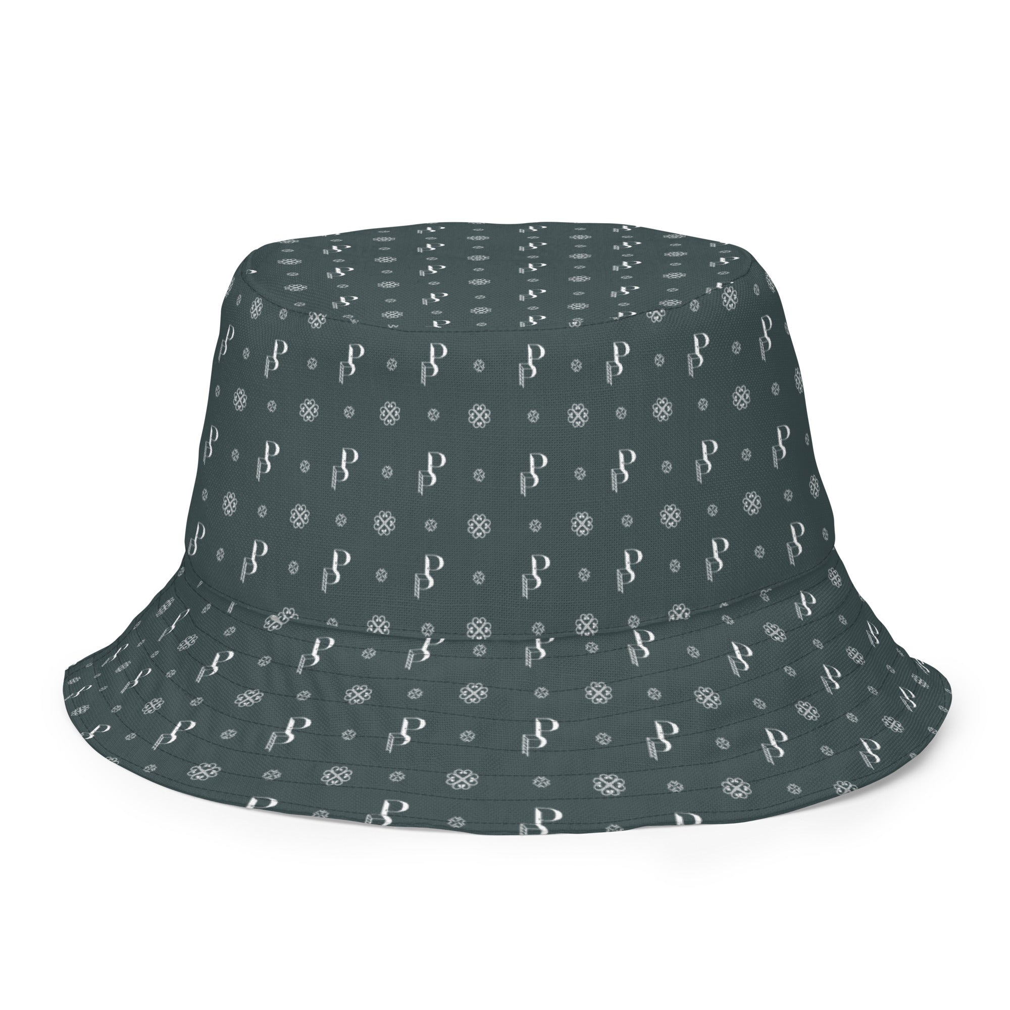 Posh Poverty Heritage-Inspired "PP" Monogram Bucket Hat