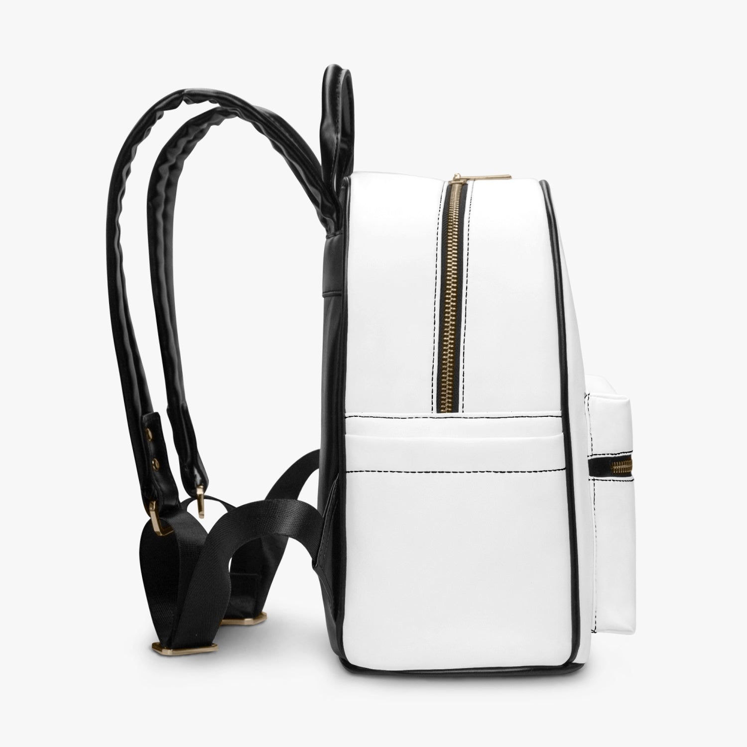 Posh Poverty Logo PU Backpack