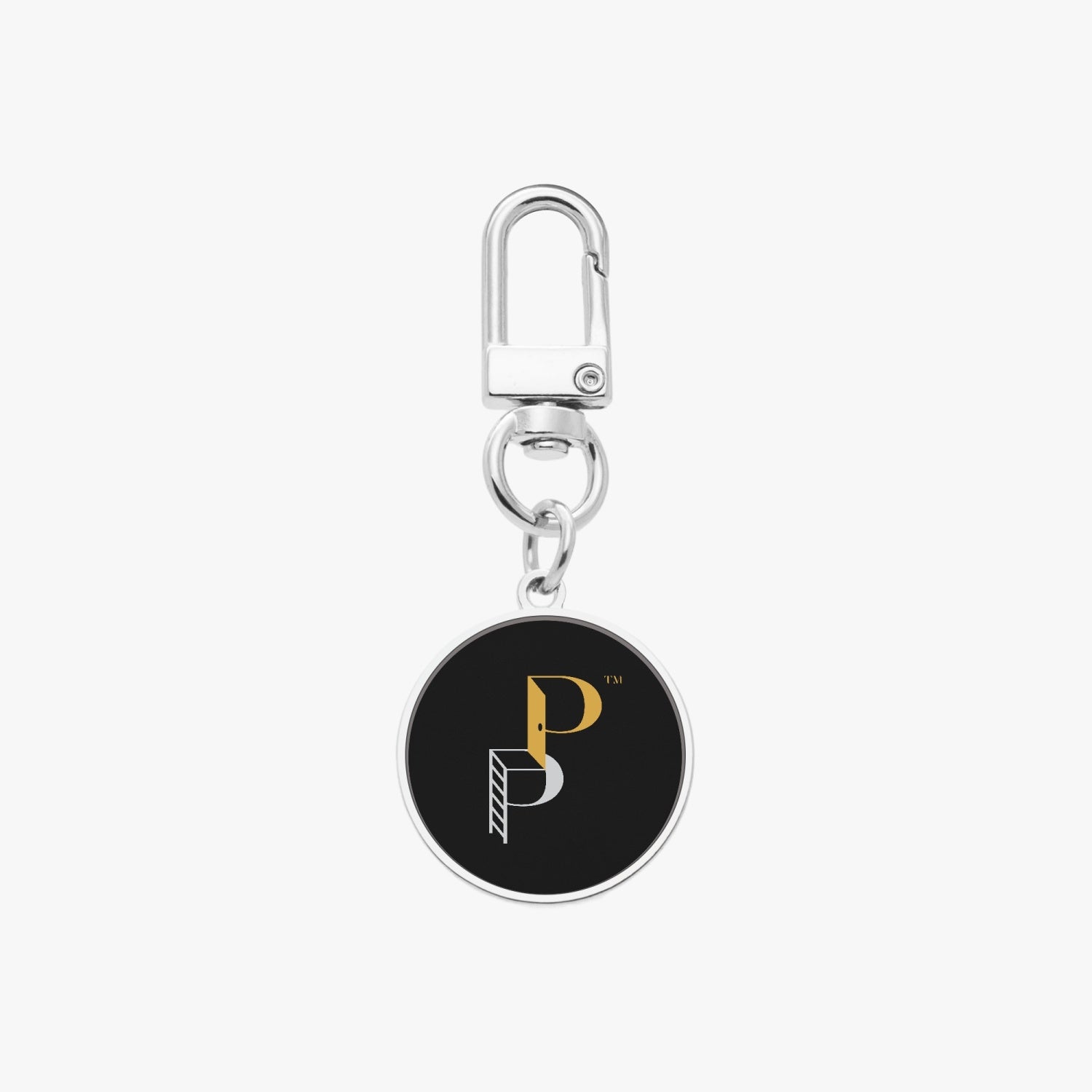 Posh Poverty Metal Keychain