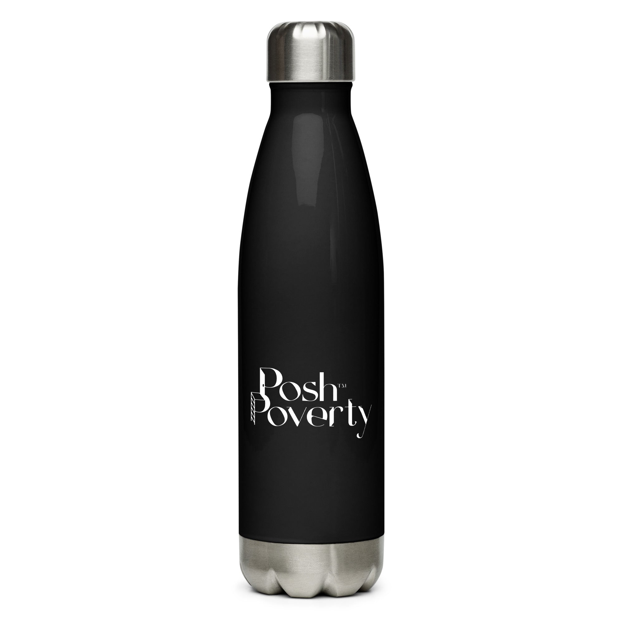 Posh Poverty Stainless Steel Water Bottle