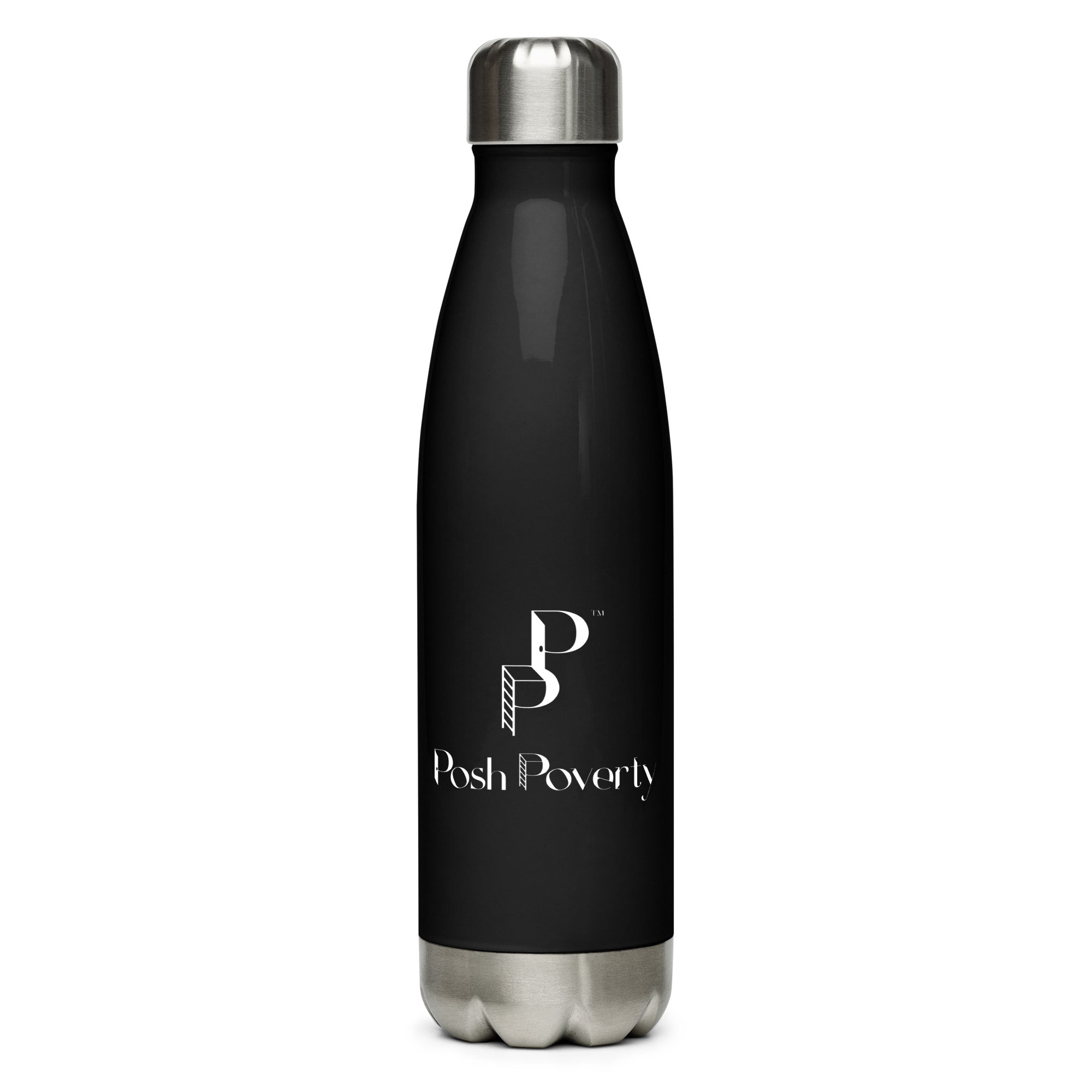 Posh Poverty Stainless Steel Water Bottle