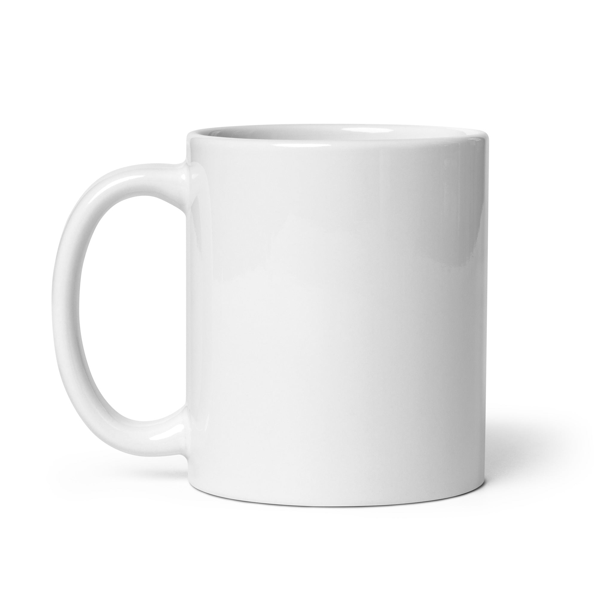 Posh Poverty White Glossy Mug