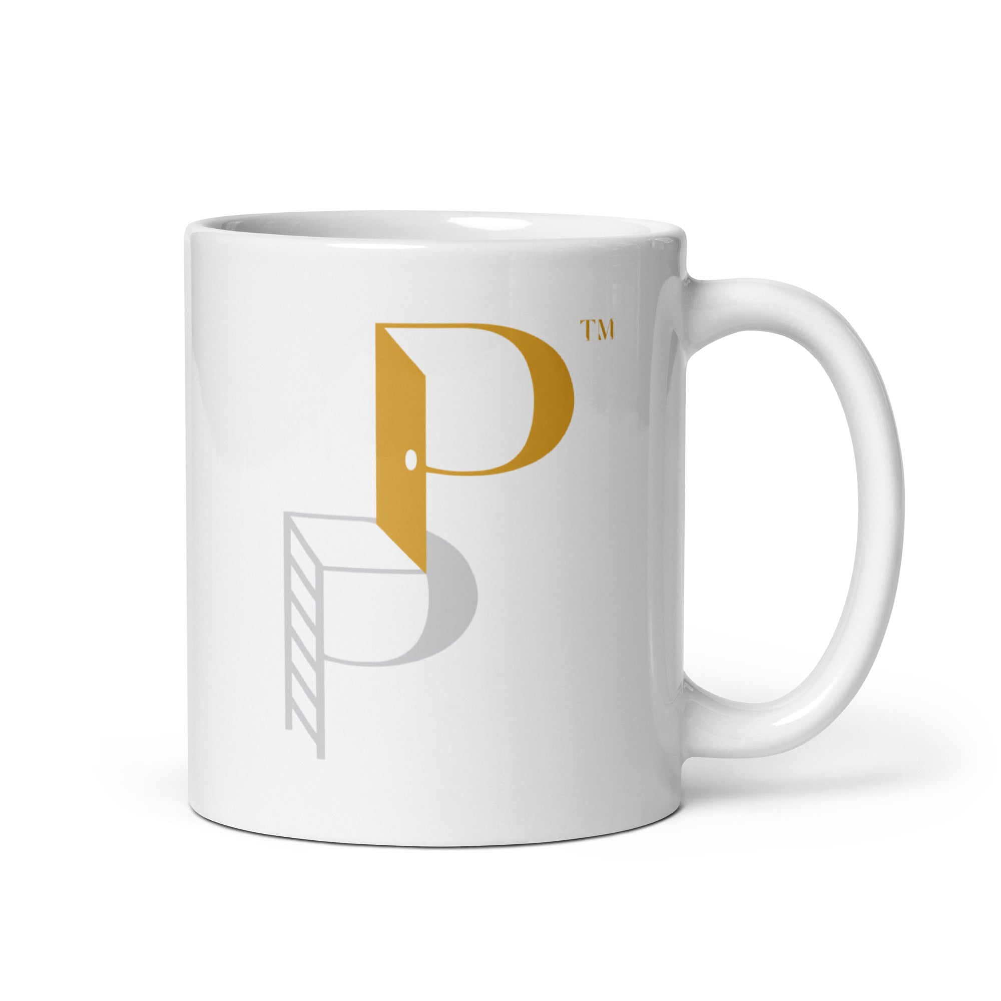 Posh Poverty White Glossy Mug