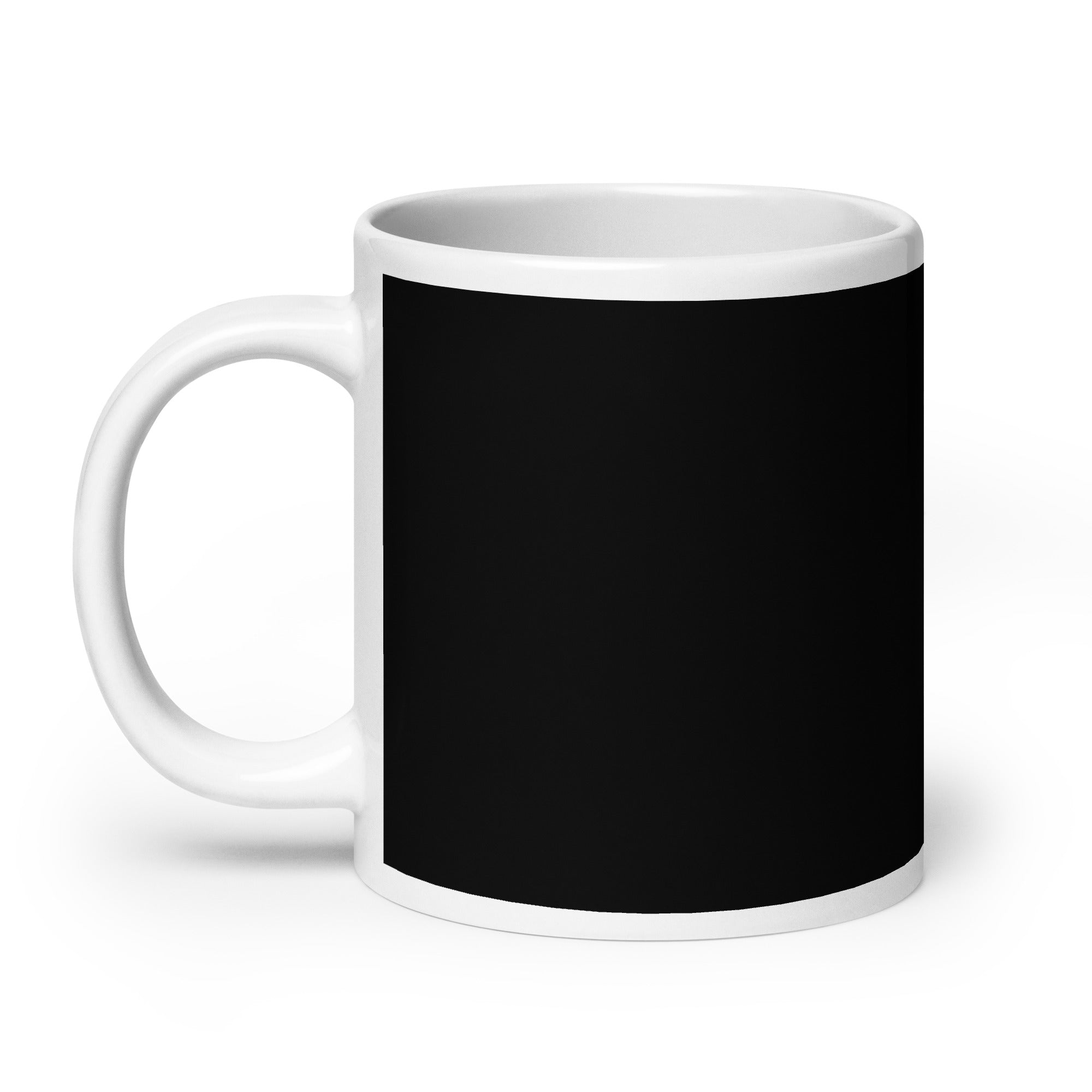 Posh Poverty Black Glossy Mug